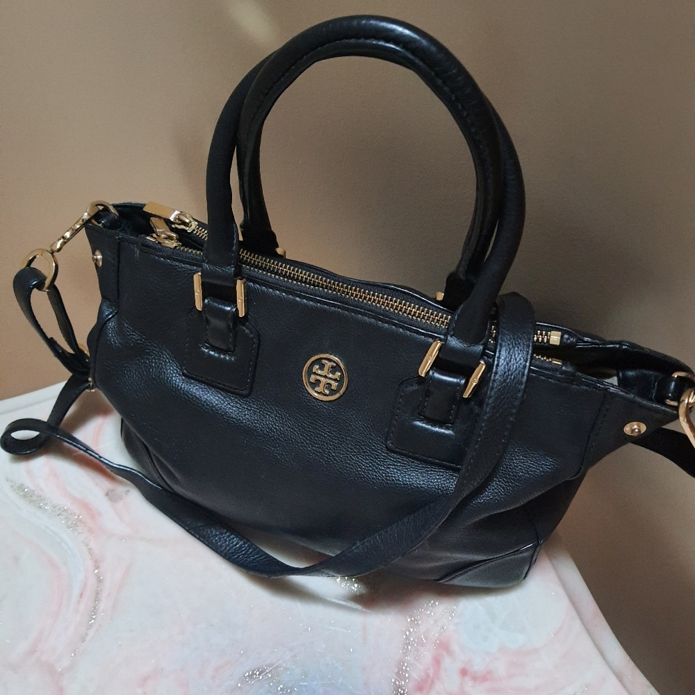 Tory Burch Robinson Dual Top Zipper Tote Bag